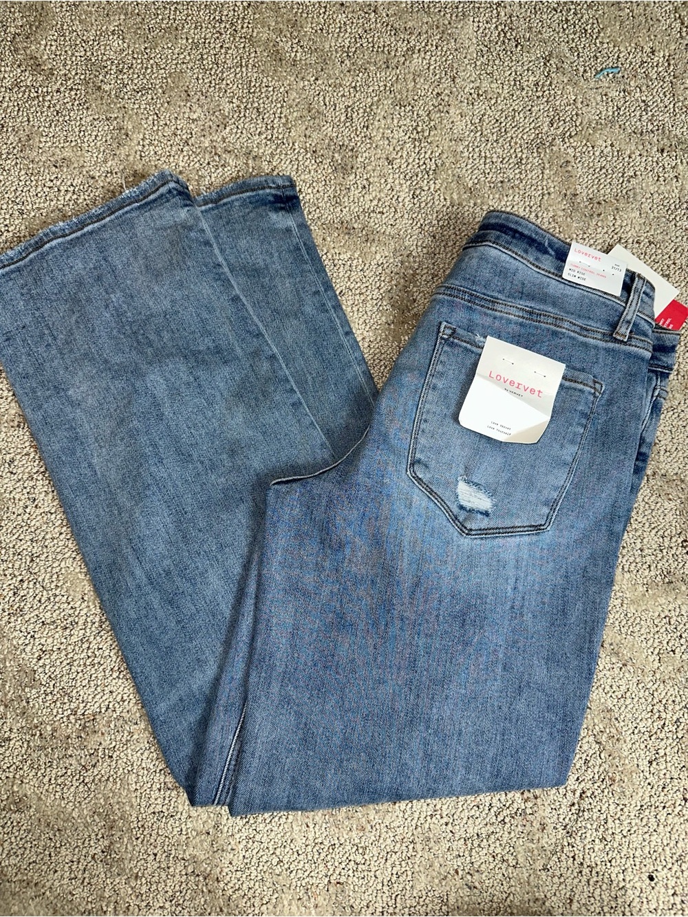 Lovevert Women’s Light Blue Boyfriend Jeans - Relaxed Fit